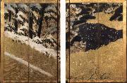 unknow artist The Four Seasons with the Sun and the Moon oil